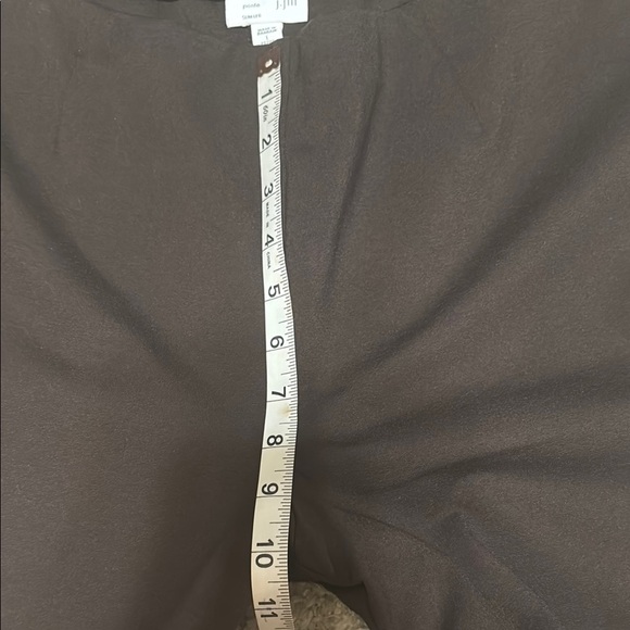 J. Jill Chocolate Slim Leg Trousers - Picture 4 of 8